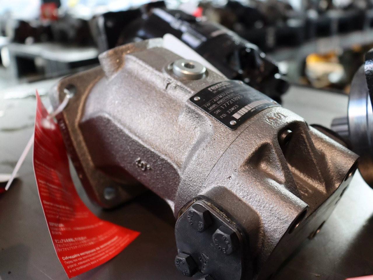 REXROTH A2FM63/61W-VAB020 - Hüdrauliline mootor - Tööstusmasin: pilt 1 REXROTH A2FM63/61W-VAB020 - Hüdrauliline mootor - Tööstusmasin: pilt 1
