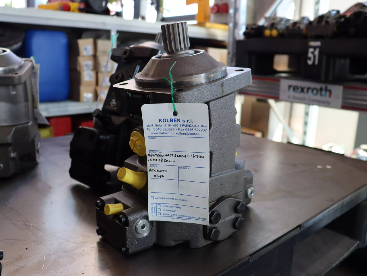 REXROTH A6VM060HA2T30004F/71MWV0M4Z8200-0 - Hüdrauliline mootor - Materjali käitlemise seade: pilt 3 REXROTH A6VM060HA2T30004F/71MWV0M4Z8200-0 - Hüdrauliline mootor - Materjali käitlemise seade: pilt 3