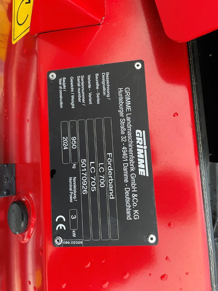 Grimme LC 705 - Rental - Hoiustamis seadmed: pilt 2 Grimme LC 705 - Rental - Hoiustamis seadmed: pilt 2