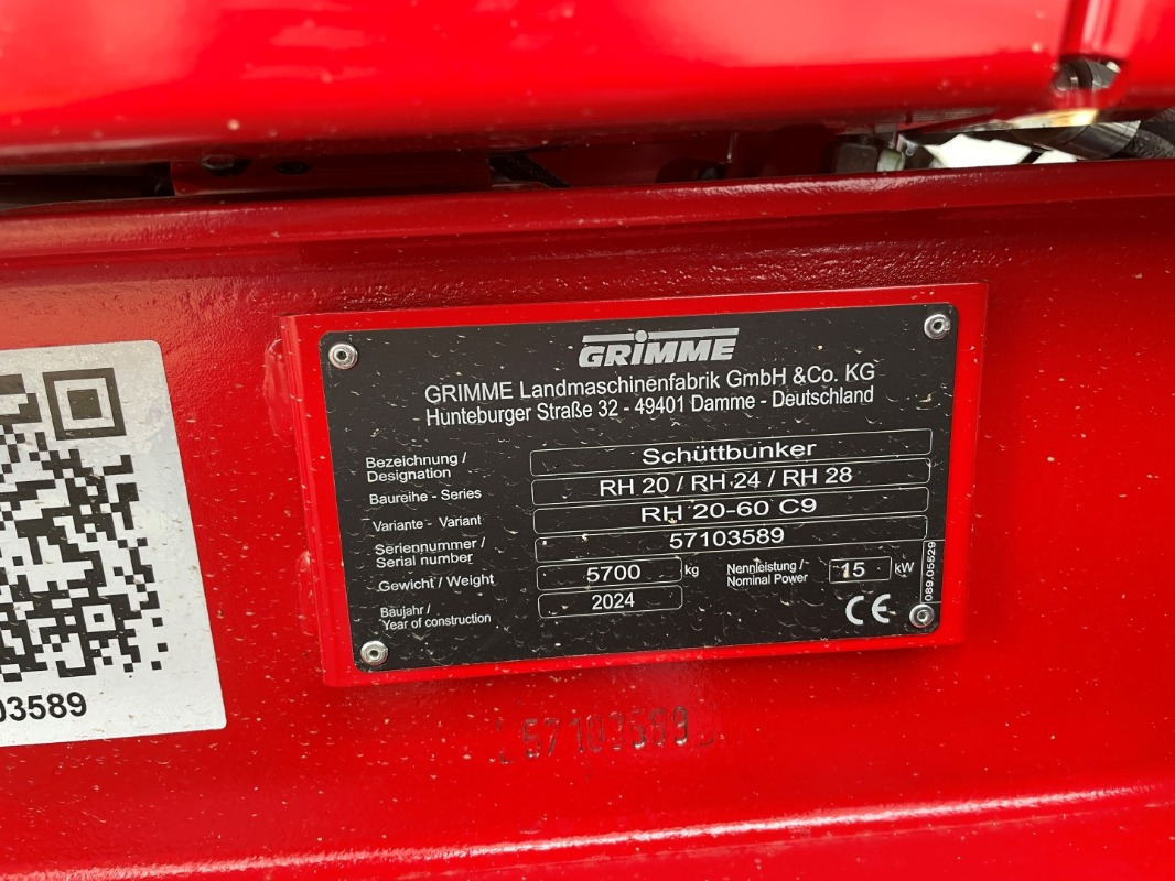 Grimme RH 20-60 C9 - Rental - Hoiustamis seadmed: pilt 2 Grimme RH 20-60 C9 - Rental - Hoiustamis seadmed: pilt 2