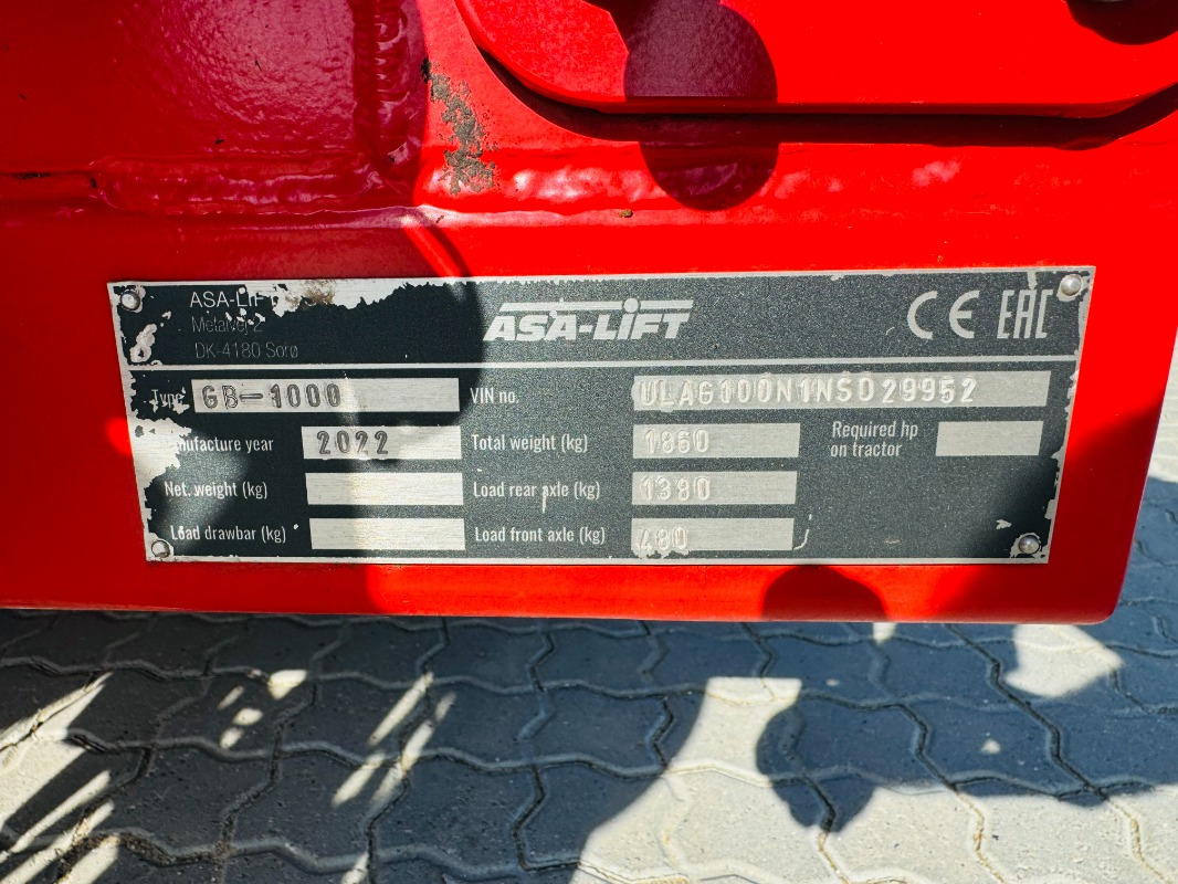 ASA-Lift GB-1000 - Viinamarjavõtumasin: pilt 2 ASA-Lift GB-1000 - Viinamarjavõtumasin: pilt 2