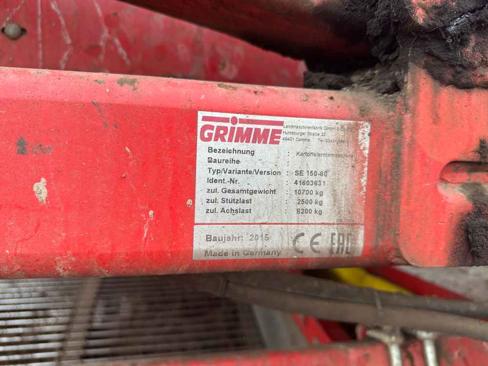 Grimme SE-150-60-NB - Saagikoristusmasin: pilt 2 Grimme SE-150-60-NB - Saagikoristusmasin: pilt 2