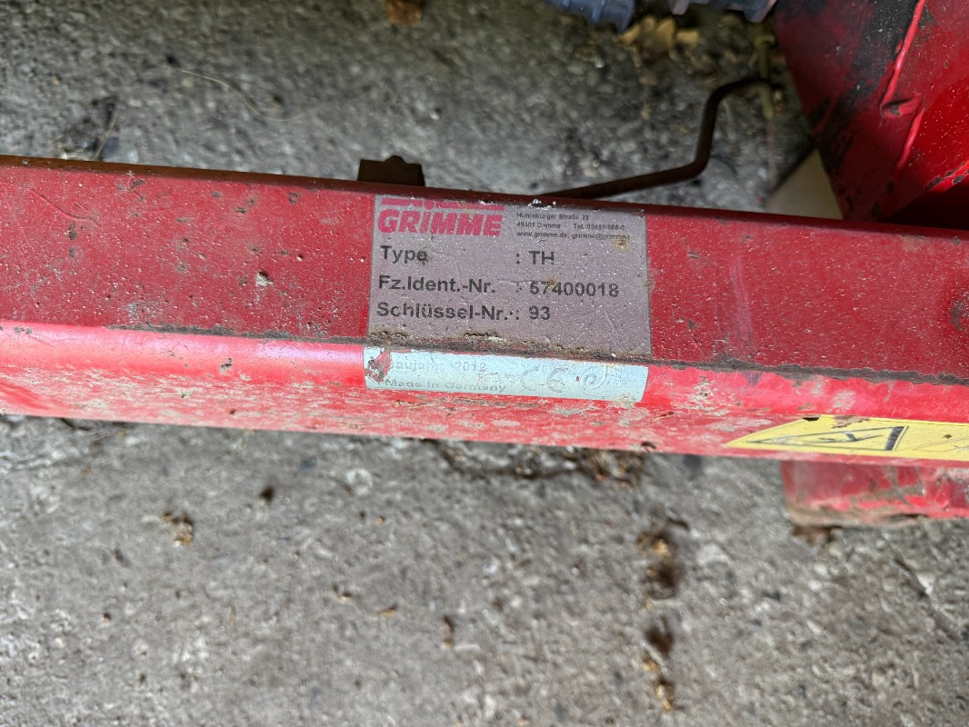 Grimme TH-624 - Hoiustamis seadmed: pilt 2 Grimme TH-624 - Hoiustamis seadmed: pilt 2