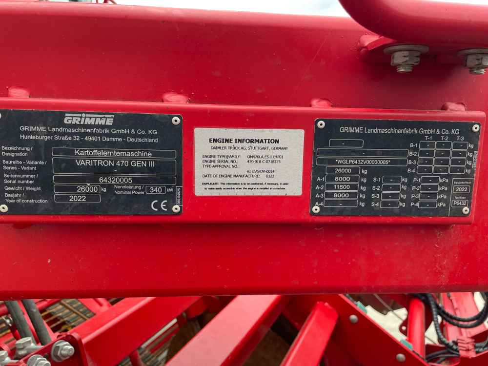 Grimme VARITRON 470 RS GEN III - Saagikoristusmasin: pilt 3 Grimme VARITRON 470 RS GEN III - Saagikoristusmasin: pilt 3