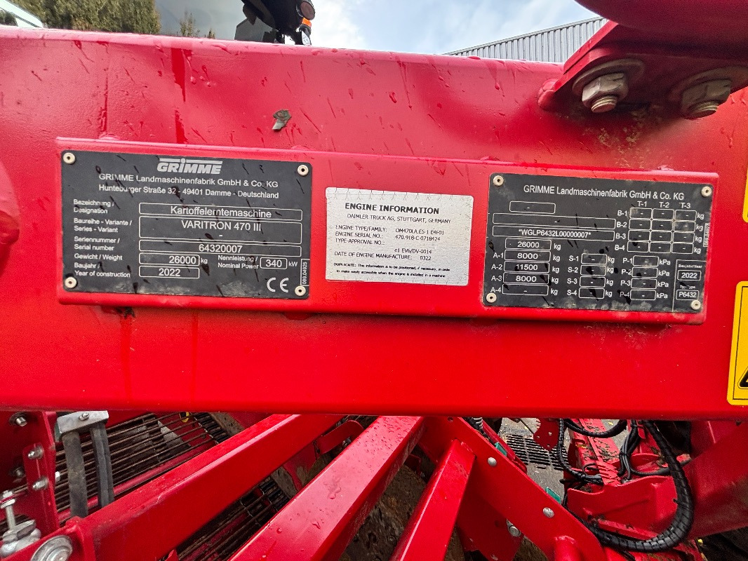 Grimme VARITRON 470 GEN III - Saagikoristusmasin: pilt 2 Grimme VARITRON 470 GEN III - Saagikoristusmasin: pilt 2