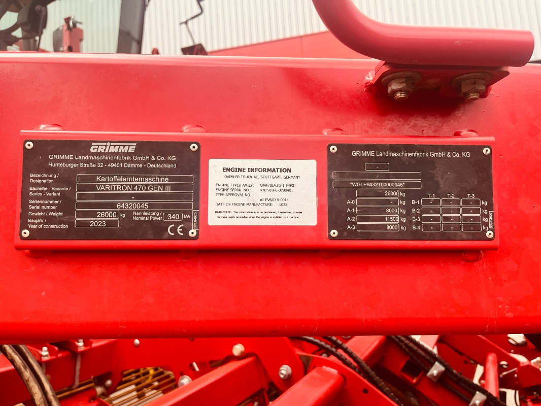 Grimme VARITRON 470 GEN III RS Twin-sep - Saagikoristusmasin: pilt 2 Grimme VARITRON 470 GEN III RS Twin-sep - Saagikoristusmasin: pilt 2