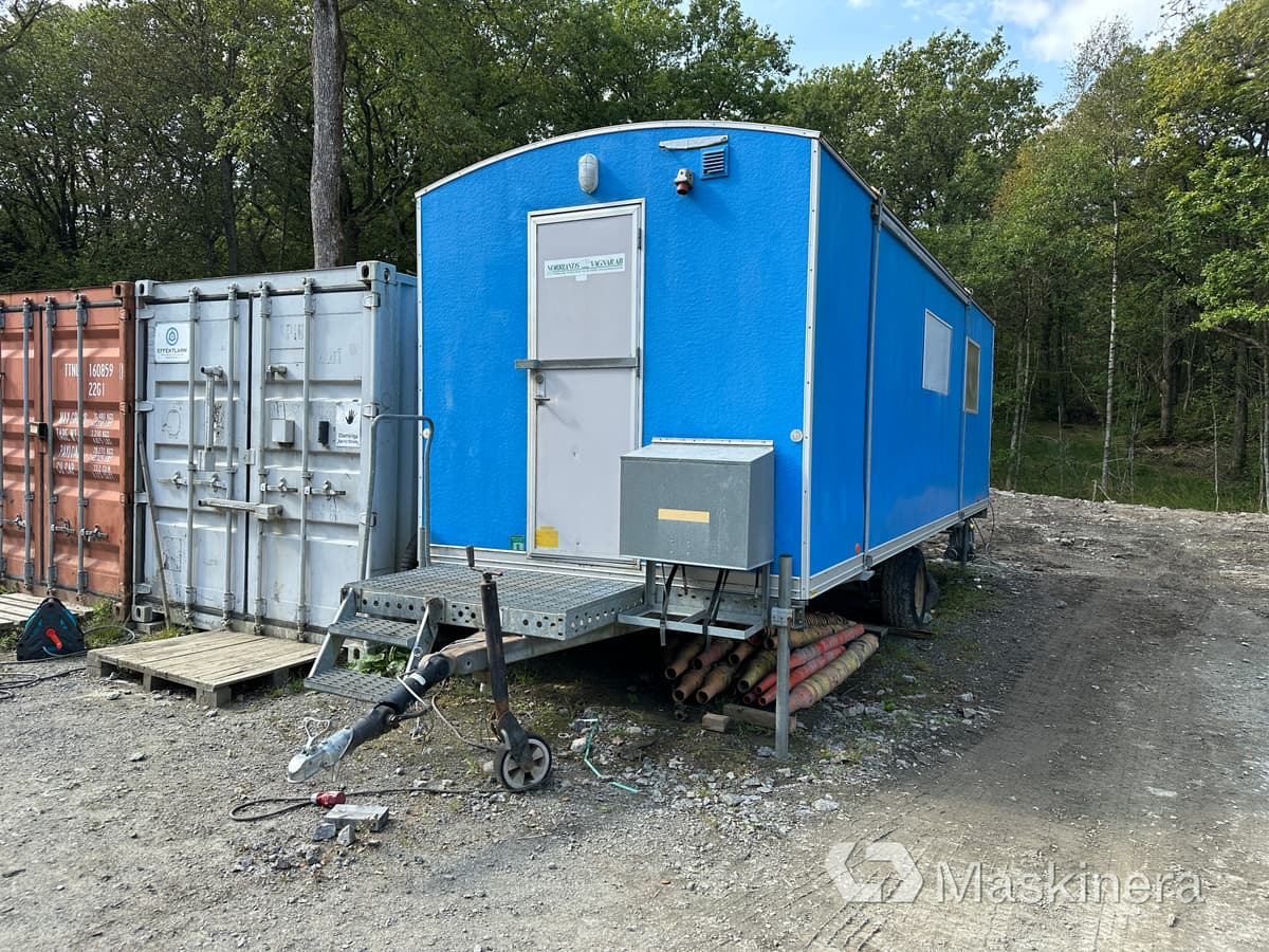 Arbetsvagn Norrlandsvagnen OMF6-30 - Ehitusmahuti, Haagis: pilt 1 Arbetsvagn Norrlandsvagnen OMF6-30 - Ehitusmahuti, Haagis: pilt 1