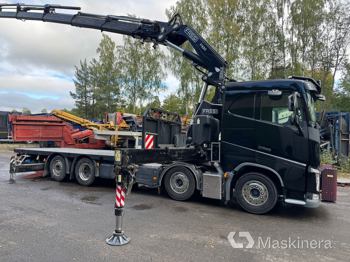 Bodbil Volvo FH 82F med Fassi F820 kran & jib - Madelveok/ Platvormveok, Kraanaga veoauto: pilt 4 Bodbil Volvo FH 82F med Fassi F820 kran & jib - Madelveok/ Platvormveok, Kraanaga veoauto: pilt 4