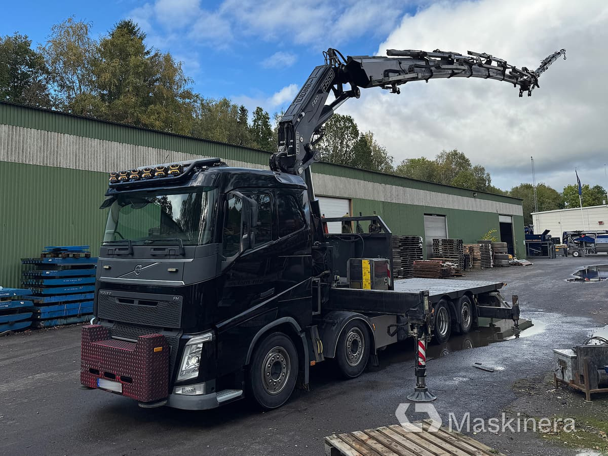 Bodbil Volvo FH 82F med Fassi F820 kran & jib - Madelveok/ Platvormveok, Kraanaga veoauto: pilt 1 Bodbil Volvo FH 82F med Fassi F820 kran & jib - Madelveok/ Platvormveok, Kraanaga veoauto: pilt 1