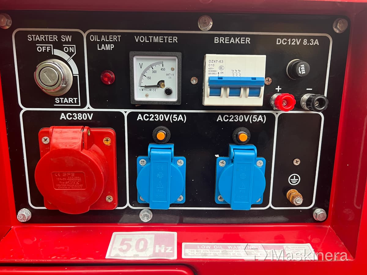 Elverk Erdmann ER10000 - Generaatorikomplekt: pilt 5 Elverk Erdmann ER10000 - Generaatorikomplekt: pilt 5