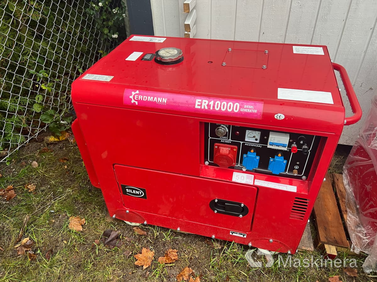 Elverk Erdmann ER10000 - Generaatorikomplekt: pilt 1 Elverk Erdmann ER10000 - Generaatorikomplekt: pilt 1