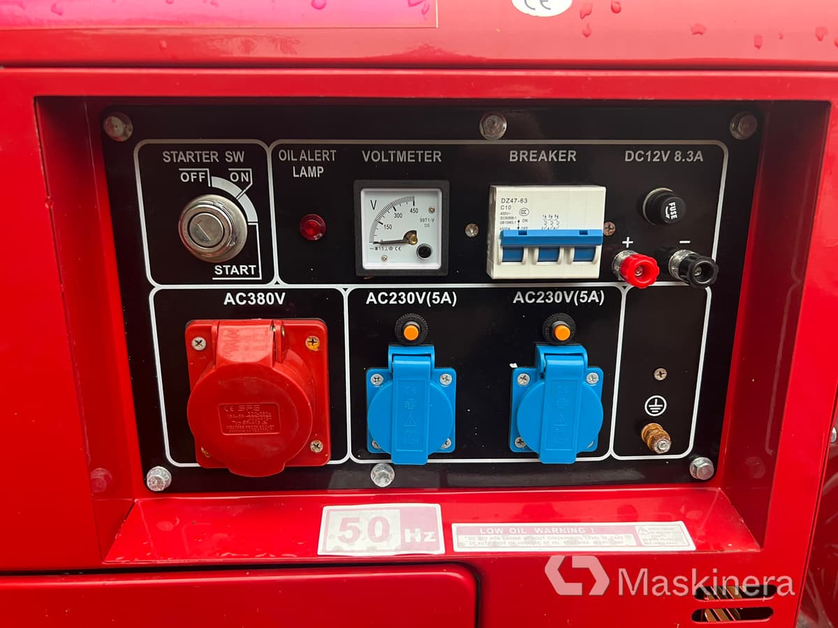 Elverk Erdmann ER10000 - Generaatorikomplekt: pilt 3 Elverk Erdmann ER10000 - Generaatorikomplekt: pilt 3