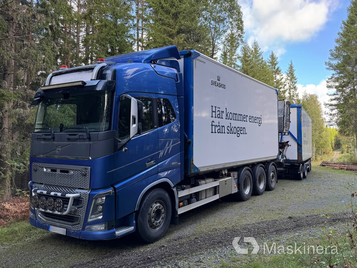Flisbil Volvo FH16 8X4 med kran & sidtipp - Kasti veoauto, Kraanaga veoauto: pilt 1 Flisbil Volvo FH16 8X4 med kran & sidtipp - Kasti veoauto, Kraanaga veoauto: pilt 1