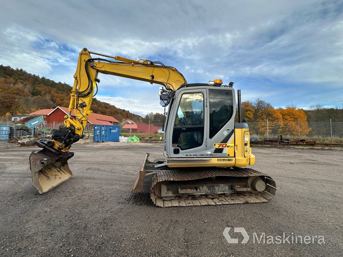 Grävmaskin New Holland Kobelco E70BSR-2 - Lintekskavaator: pilt 5 Grävmaskin New Holland Kobelco E70BSR-2 - Lintekskavaator: pilt 5