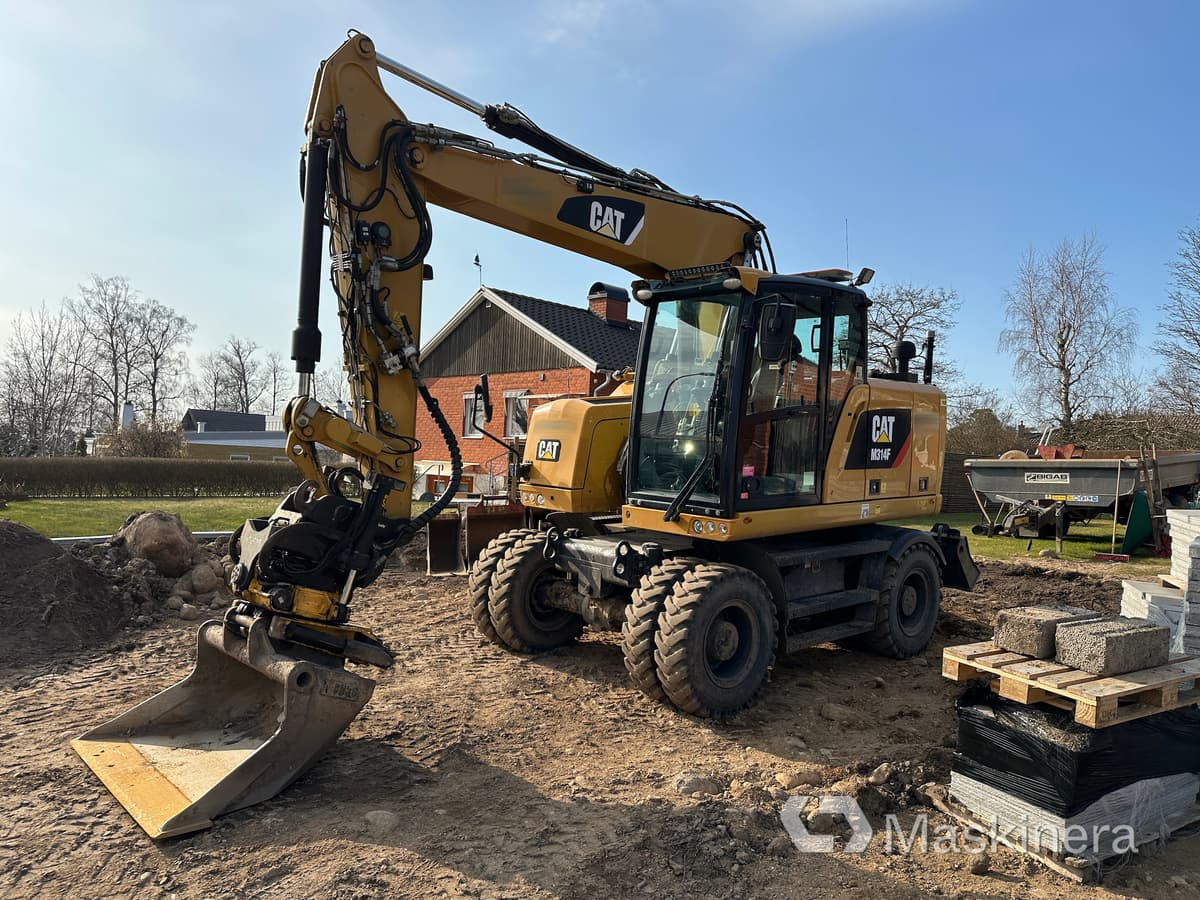 Hjulgrävare Cat M314F + redskap/vagn/grävsystem - Lintekskavaator: pilt 1 Hjulgrävare Cat M314F + redskap/vagn/grävsystem - Lintekskavaator: pilt 1