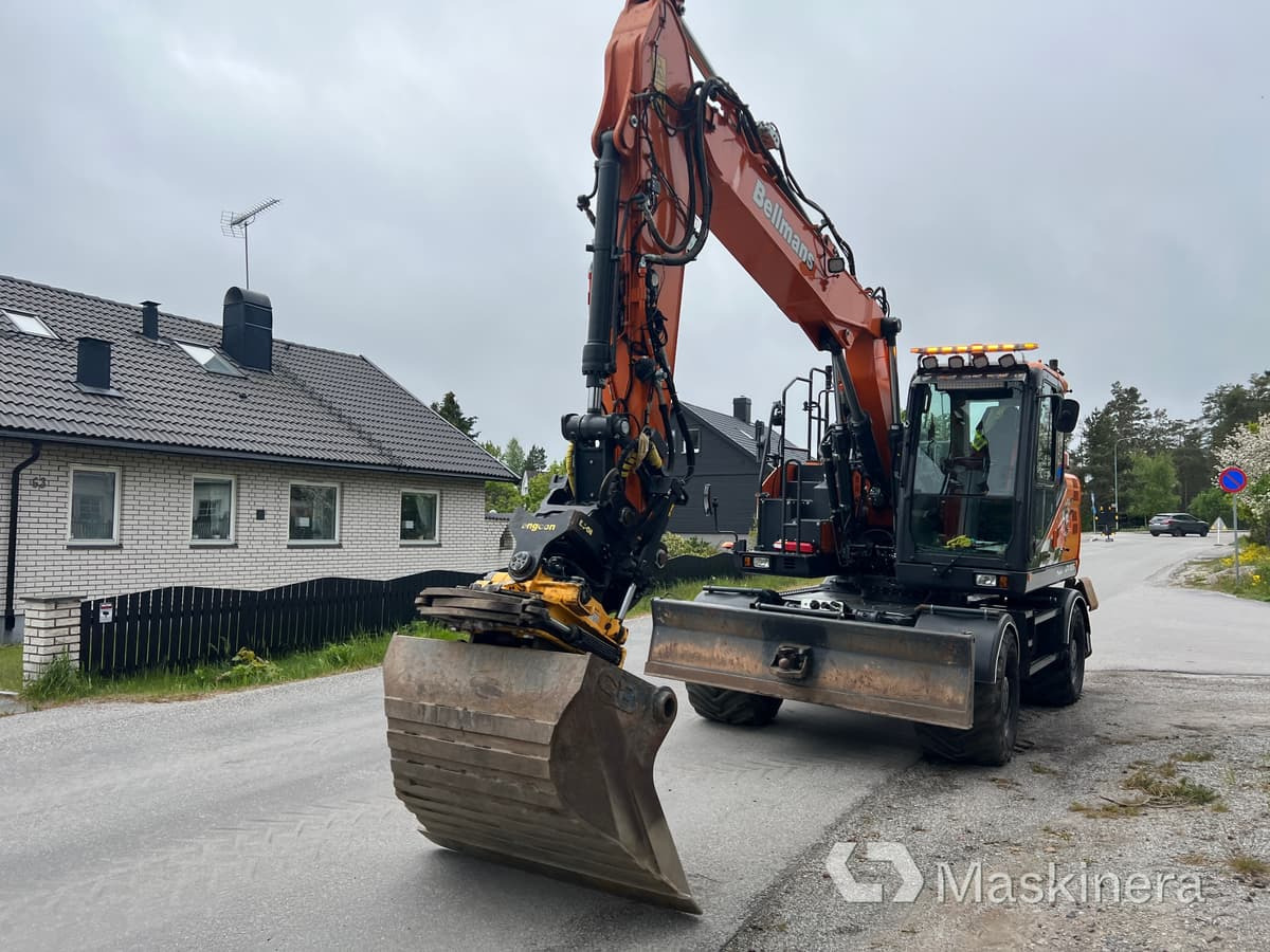 Hjulgrävare Doosan DX165W-5 med tillbehör - Lintekskavaator: pilt 2 Hjulgrävare Doosan DX165W-5 med tillbehör - Lintekskavaator: pilt 2