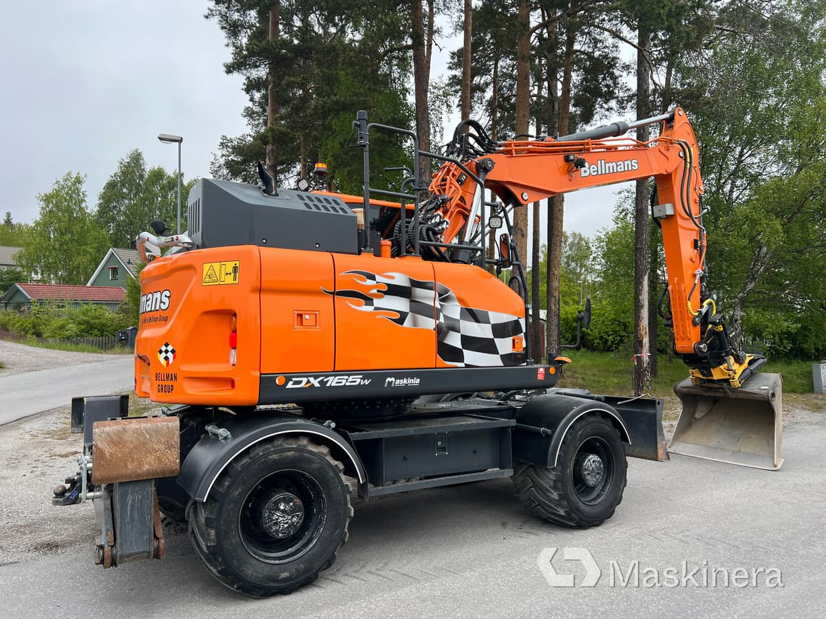 Hjulgrävare Doosan DX165W-5 med tillbehör - Lintekskavaator: pilt 5 Hjulgrävare Doosan DX165W-5 med tillbehör - Lintekskavaator: pilt 5