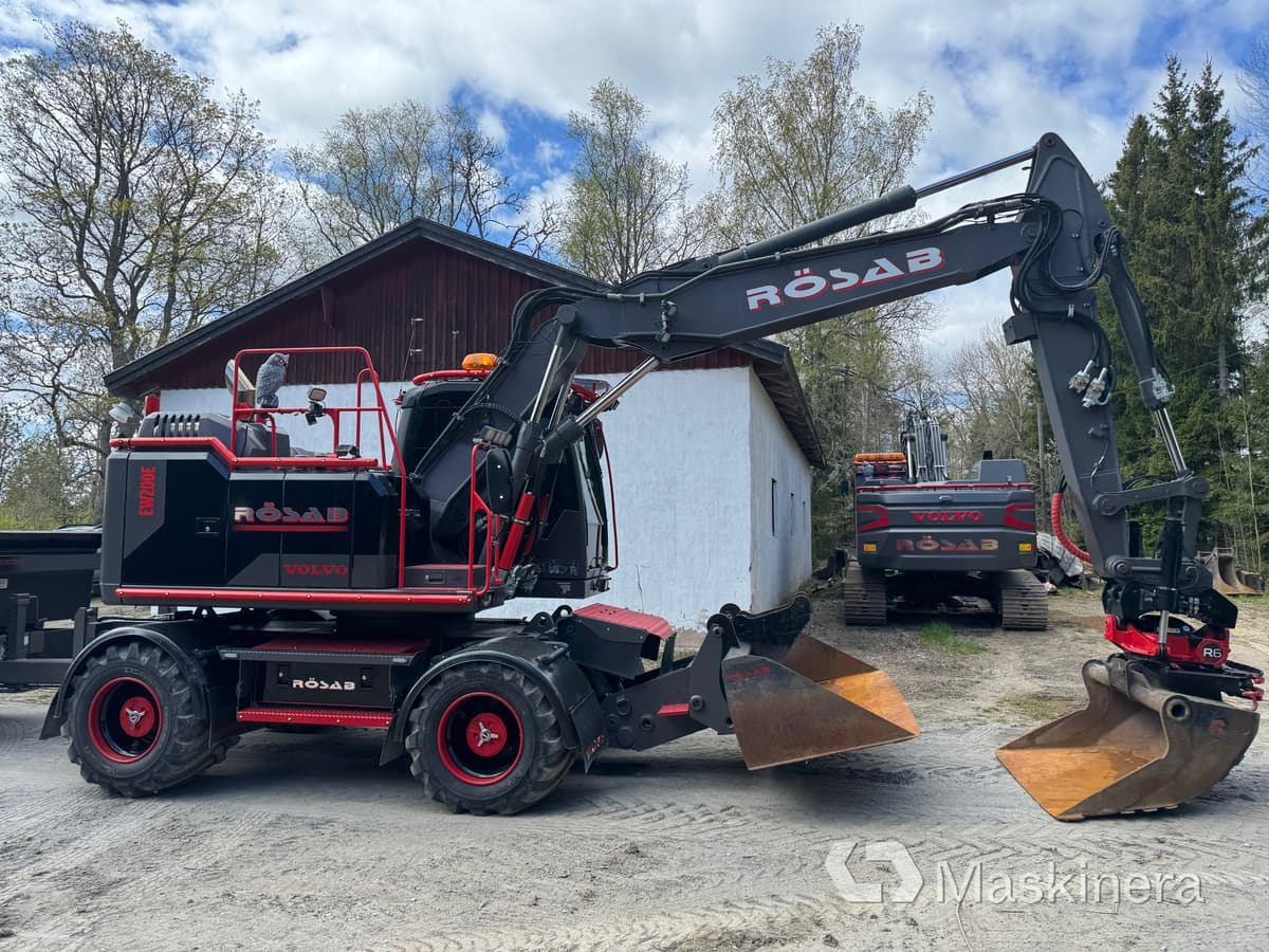 Hjulgrävare Volvo EW160E med kärra - Lintekskavaator: pilt 5 Hjulgrävare Volvo EW160E med kärra - Lintekskavaator: pilt 5