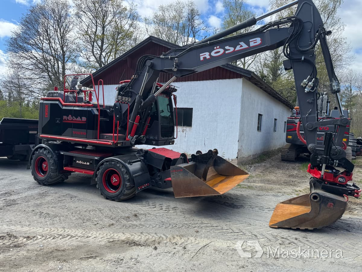 Hjulgrävare Volvo EW160E med kärra - Lintekskavaator: pilt 4 Hjulgrävare Volvo EW160E med kärra - Lintekskavaator: pilt 4
