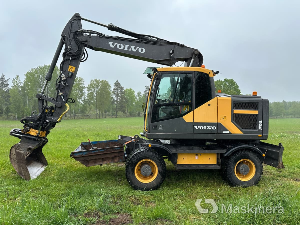 Hjulgrävare Volvo EW160E med vagn och redskap - Lintekskavaator: pilt 2 Hjulgrävare Volvo EW160E med vagn och redskap - Lintekskavaator: pilt 2