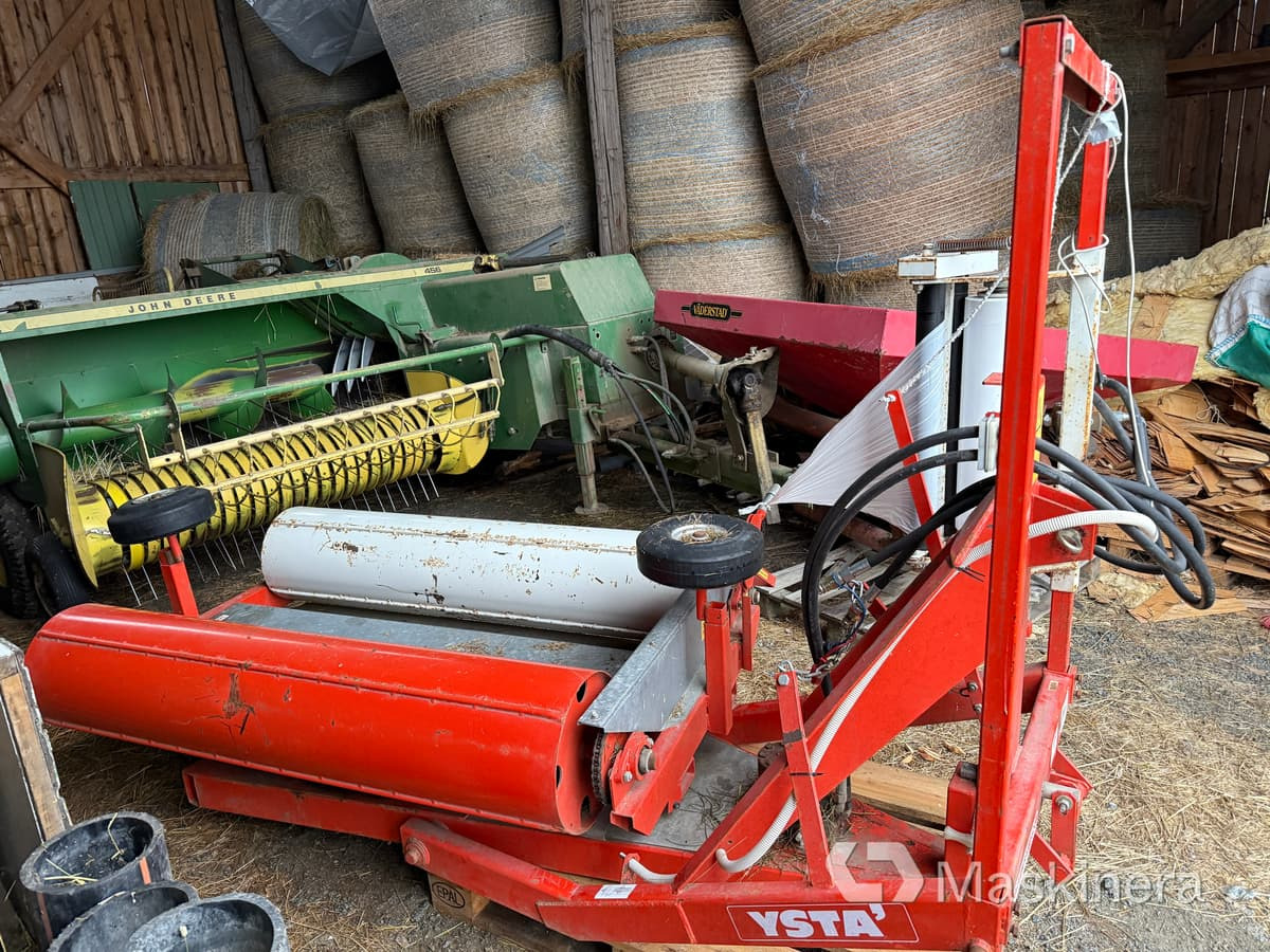 Inplastare Ysta Bale wrap 1600 med sidospakar - Heinapalli mähkija: pilt 2 Inplastare Ysta Bale wrap 1600 med sidospakar - Heinapalli mähkija: pilt 2