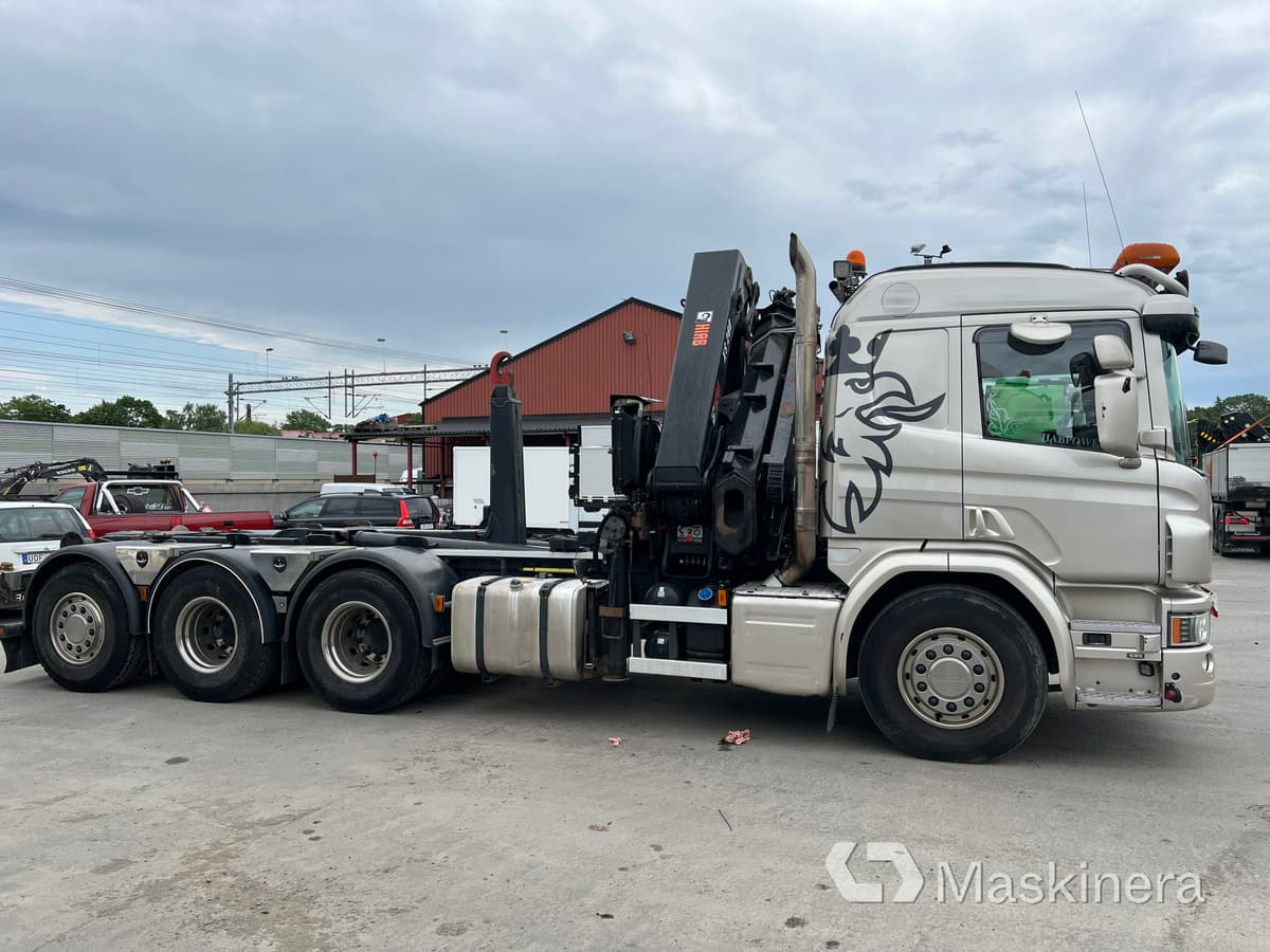 Kranväxlare Scania P410 8x4 - Konkstõstukiga veoauto, Kraanaga veoauto: pilt 4 Kranväxlare Scania P410 8x4 - Konkstõstukiga veoauto, Kraanaga veoauto: pilt 4
