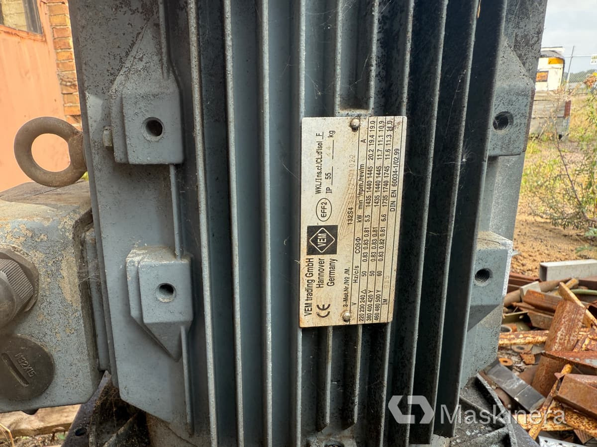 VEM wkl132s-4c Hydraulaggregat 5,5 kW VEM elmotor - Muu seadmestik: pilt 5 VEM wkl132s-4c Hydraulaggregat 5,5 kW VEM elmotor - Muu seadmestik: pilt 5