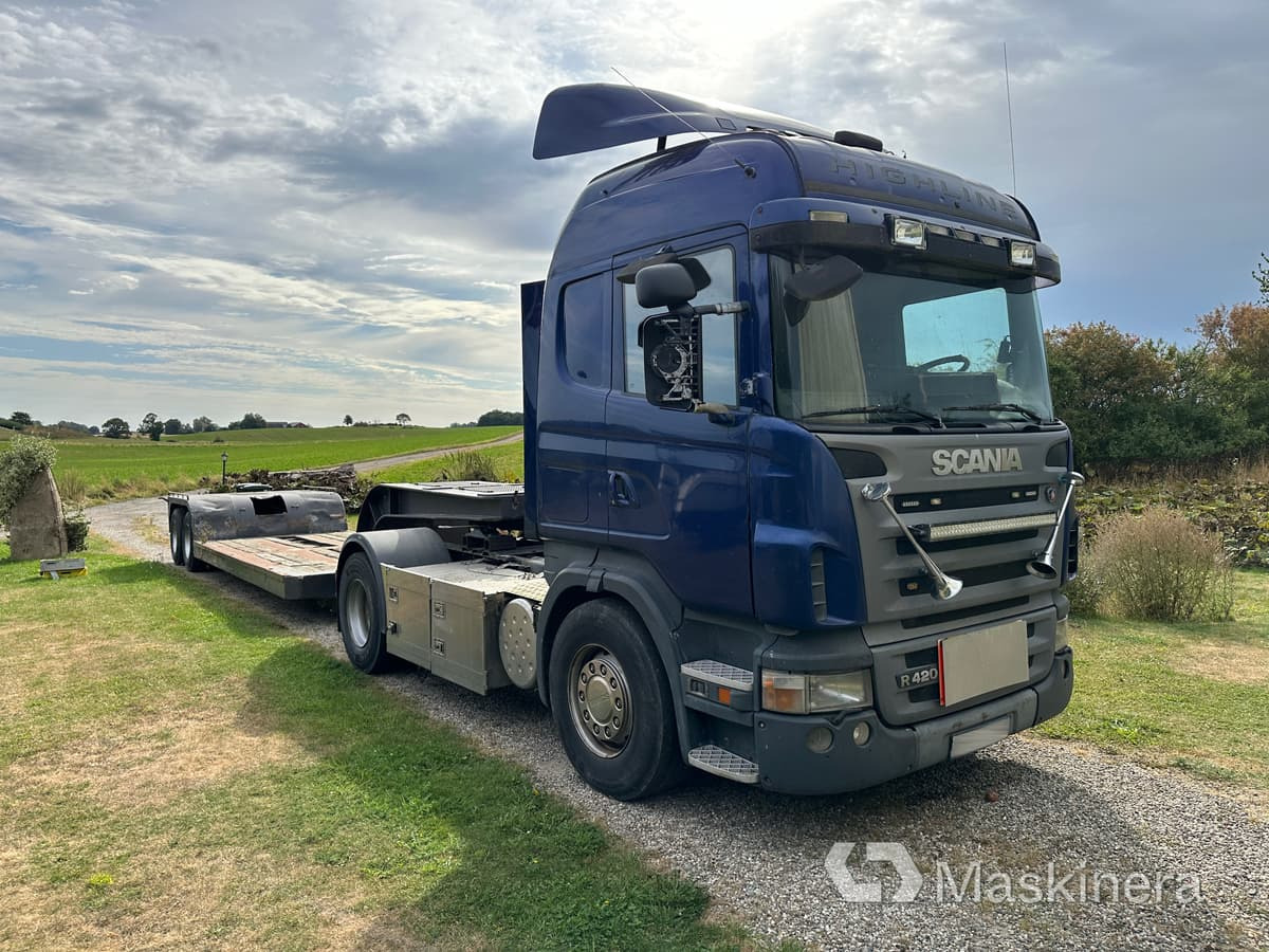 Scania R420 highline A-traktor Scania + 2 släp - Sadulveok, Madal platvormpoolhaagis: pilt 3 Scania R420 highline A-traktor Scania + 2 släp - Sadulveok, Madal platvormpoolhaagis: pilt 3