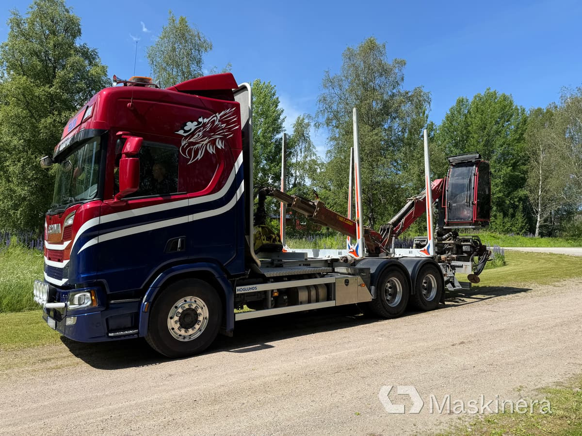 Timmerbil Scania R650B 6x4 NB med kran - Metsaveok: pilt 2 Timmerbil Scania R650B 6x4 NB med kran - Metsaveok: pilt 2