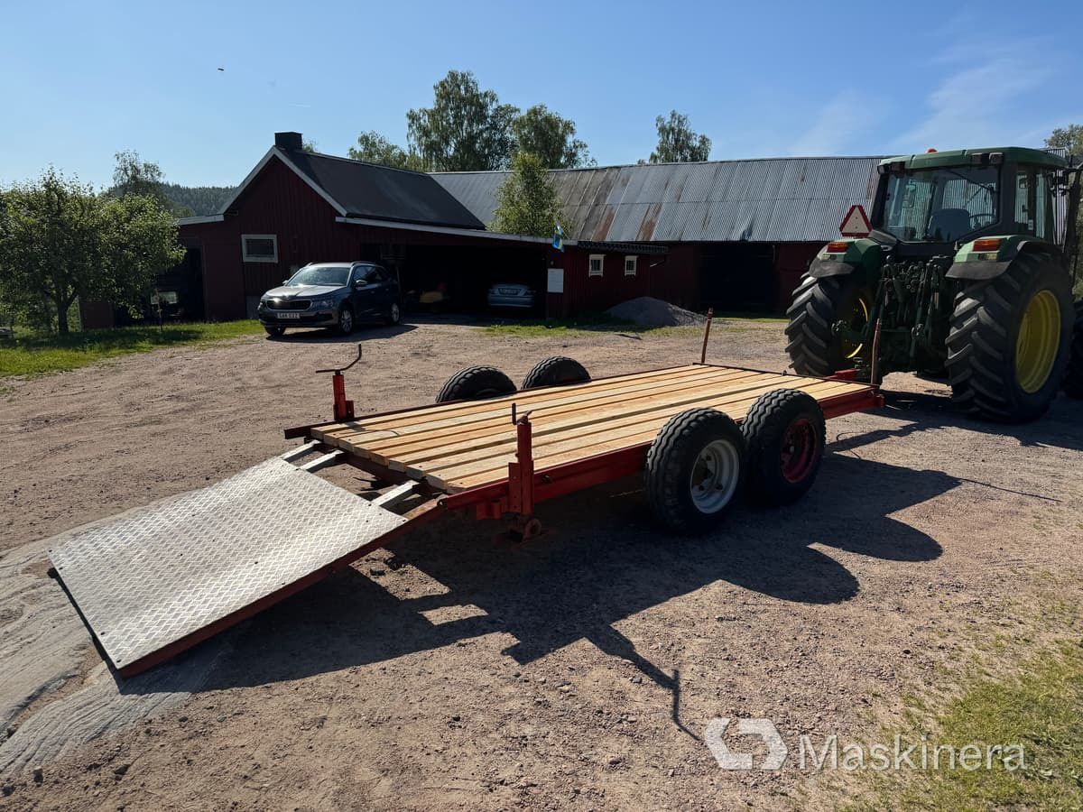 Traktordragen Maskintrailer 2-axlad - Madal platvorm järelhaagis: pilt 5 Traktordragen Maskintrailer 2-axlad - Madal platvorm järelhaagis: pilt 5