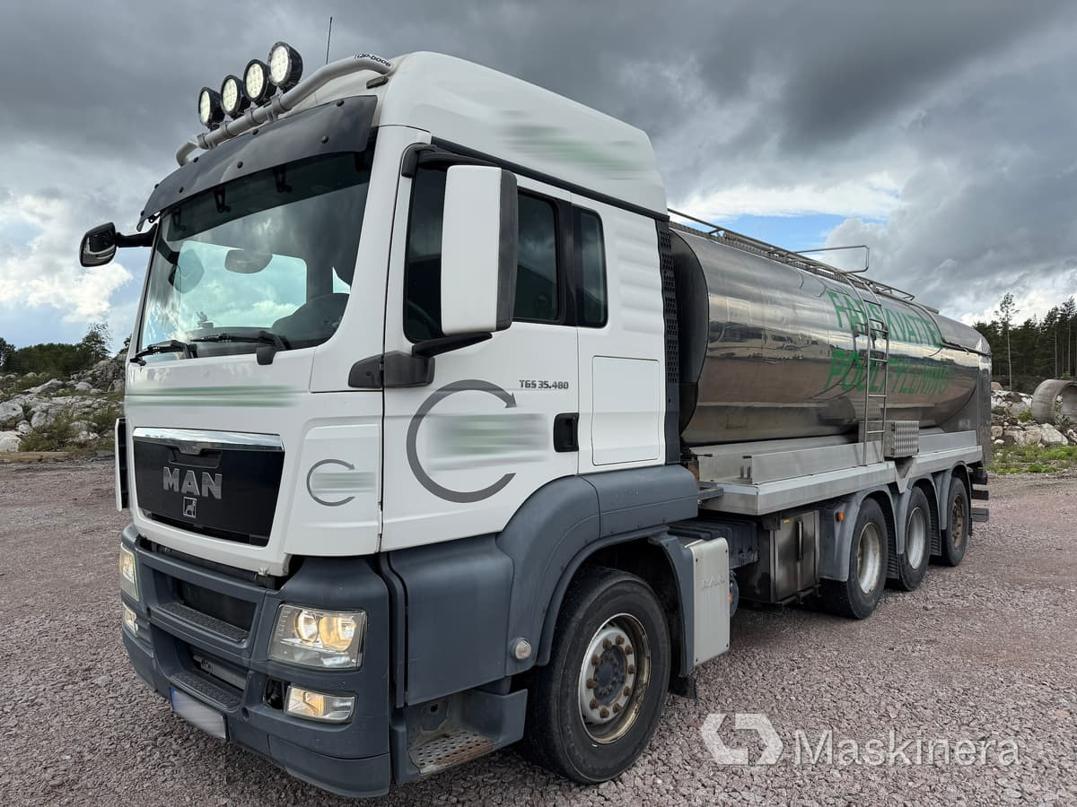 Vatten/Tankbil Man TGS 35.480 8X4-4 BL - Tsisternauto: pilt 1 Vatten/Tankbil Man TGS 35.480 8X4-4 BL - Tsisternauto: pilt 1