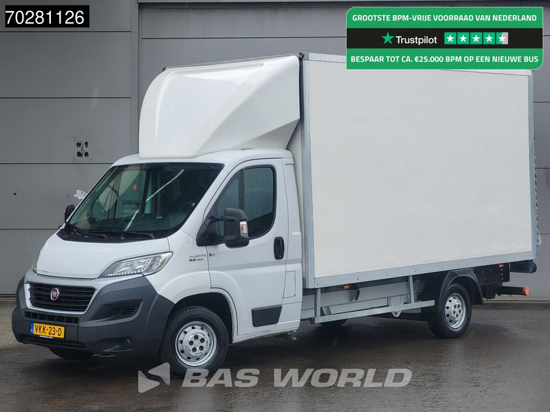 Fiat Ducato 130pk Euro6 Laadklep Bakwagen Zijdeur Airco Cruise Meubelbak Koffer 20m3 Airco Cruise control - Tarbesõiduk furgoon: pilt 1 Fiat Ducato 130pk Euro6 Laadklep Bakwagen Zijdeur Airco Cruise Meubelbak Koffer 20m3 Airco Cruise control - Tarbesõiduk furgoon: pilt 1