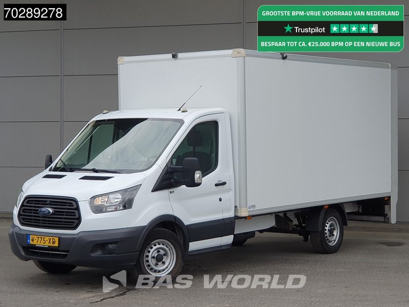 Ford Transit 130pk Laadklep Zijdeur Bakwagen 360camera Airco Euro6 Meubelbak Koffer 19m3 Airco - Tarbesõiduk furgoon: pilt 1 Ford Transit 130pk Laadklep Zijdeur Bakwagen 360camera Airco Euro6 Meubelbak Koffer 19m3 Airco - Tarbesõiduk furgoon: pilt 1