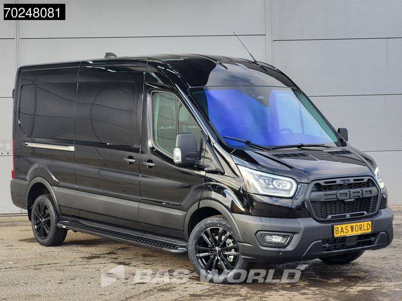 Uus Kaubik Ford Transit 165pk Automaat Black Edition 2025 model Dubbele schuifdeur L3H2 ACC 360camera Navi CarPlay Xenon Camera 11m3 Airco: pilt 1