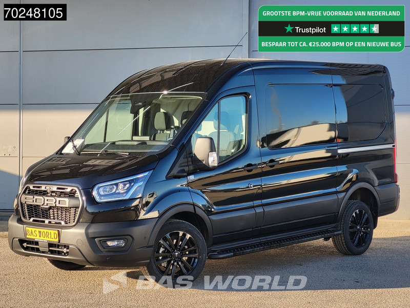 Ford Transit 165pk Automaat Limited Black Edition Dubbele schuifdeur L2H2 ACC 360camera Navi CarPlay Xenon Camera 10m3 Airco - Kaubik: pilt 1 Ford Transit 165pk Automaat Limited Black Edition Dubbele schuifdeur L2H2 ACC 360camera Navi CarPlay Xenon Camera 10m3 Airco - Kaubik: pilt 1