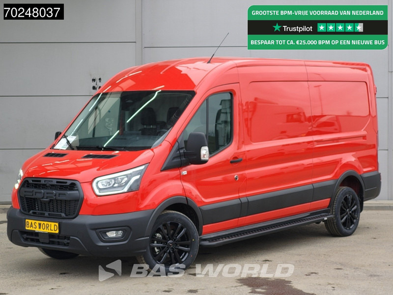 Ford Transit 165pk Automaat Limited Black Edition Raptor Grill 2025-Model L3H2 CarPlay Xenon Camera Airco Cruise Parkeersensoren Euro6 L3 11m - Kaubik: pilt 1 Ford Transit 165pk Automaat Limited Black Edition Raptor Grill 2025-Model L3H2 CarPlay Xenon Camera Airco Cruise Parkeersensoren Euro6 L3 11m - Kaubik: pilt 1