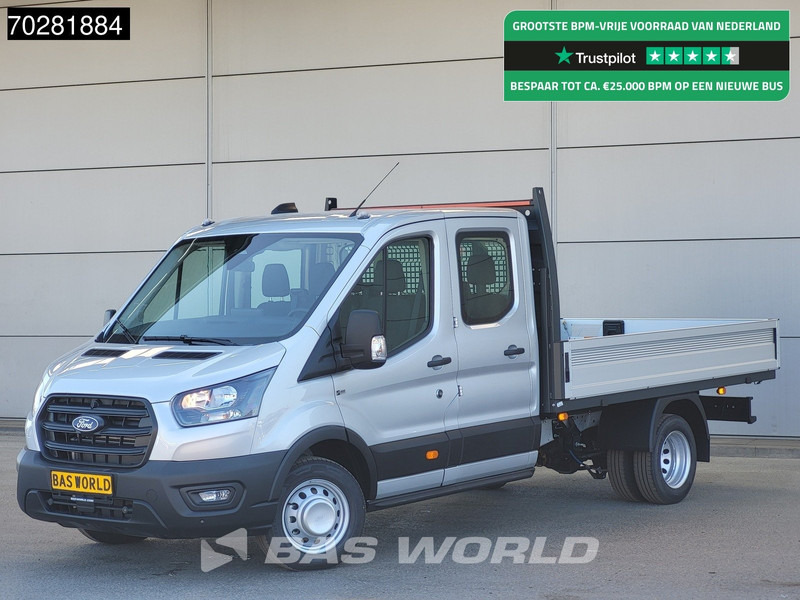 Ford Transit 170pk Automaat Dubbel Cabine 3500kg Trekhaak Open Laadbak Pritsche SYNC4 scherm CarPlay Camera Airco Trekhaak Cruise control - Madelauto: pilt 1 Ford Transit 170pk Automaat Dubbel Cabine 3500kg Trekhaak Open Laadbak Pritsche SYNC4 scherm CarPlay Camera Airco Trekhaak Cruise control - Madelauto: pilt 1