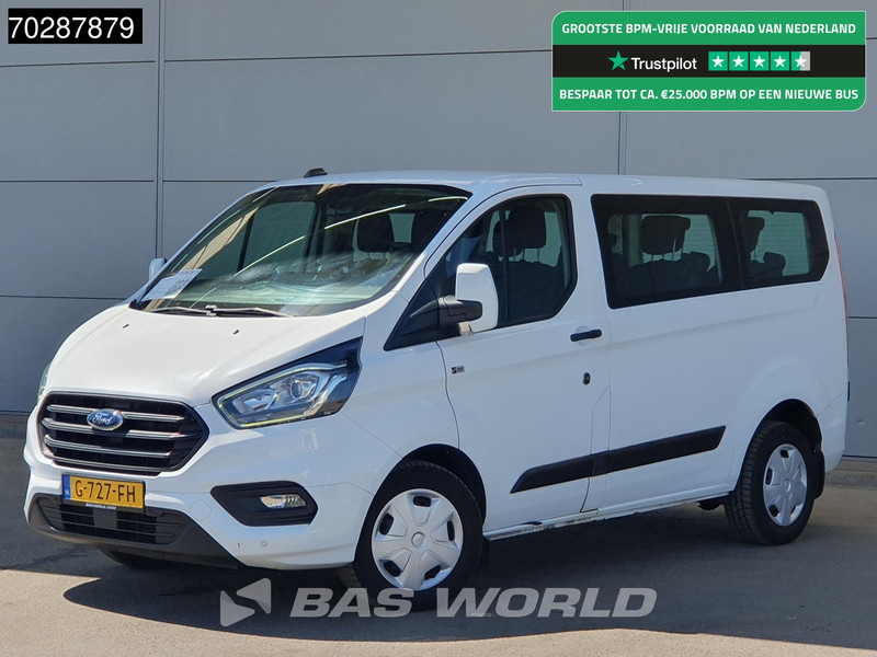 Ford Transit Custom 105pk Personenvervoer Incl.BPM/Ex. BTW 9-Persoons Airco Cruise LED Parkeersensoren Taxi Passenger Transport Kombi Tourer Euro6 L - Väikebuss, Mikrobuss: pilt 1 Ford Transit Custom 105pk Personenvervoer Incl.BPM/Ex. BTW 9-Persoons Airco Cruise LED Parkeersensoren Taxi Passenger Transport Kombi Tourer Euro6 L - Väikebuss, Mikrobuss: pilt 1