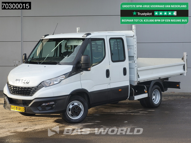 Iveco Daily 35C14 Dubbel Cabine Kipper Dubbellucht 3,5t Trekhaak Airco Cruise Euro6 Tipper Benne Kieper Airco Trekhaak Cruise control - Tarbesõiduk kallur: pilt 1 Iveco Daily 35C14 Dubbel Cabine Kipper Dubbellucht 3,5t Trekhaak Airco Cruise Euro6 Tipper Benne Kieper Airco Trekhaak Cruise control - Tarbesõiduk kallur: pilt 1