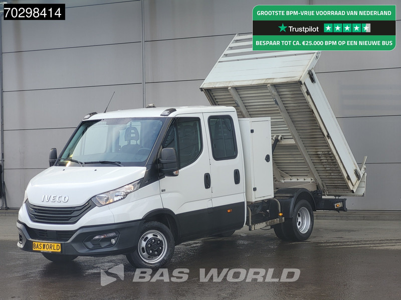 Iveco Daily 35C14 Kipper met Kist Dubbel Cabine 3,5t Trekhaak Dubbellucht Airco Cruise Euro6 Tipper Benne Kieper Airco Trekhaak Cruise contr - Tarbesõiduk kallur: pilt 1 Iveco Daily 35C14 Kipper met Kist Dubbel Cabine 3,5t Trekhaak Dubbellucht Airco Cruise Euro6 Tipper Benne Kieper Airco Trekhaak Cruise contr - Tarbesõiduk kallur: pilt 1