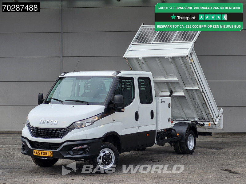 Iveco Daily 35C16 3.0L Kipper met Kist Dubbel Cabine 3,5t Trekhaak Airco Cruise Euro6 Kieper Tipper Benne 2m3 Airco Trekhaak Cruise control - Tarbesõiduk kallur: pilt 1 Iveco Daily 35C16 3.0L Kipper met Kist Dubbel Cabine 3,5t Trekhaak Airco Cruise Euro6 Kieper Tipper Benne 2m3 Airco Trekhaak Cruise control - Tarbesõiduk kallur: pilt 1