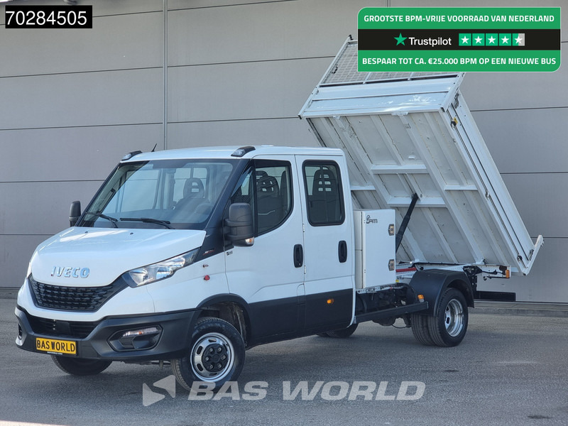 Iveco Daily 35C16 3.0L Kipper met Kist Dubbel Cabine Dubbellucht 3,5t Trekhaak Airco Cruise Euro6 Kieper Tipper Benne Airco Dubbel cabine Tr - Madelauto: pilt 1 Iveco Daily 35C16 3.0L Kipper met Kist Dubbel Cabine Dubbellucht 3,5t Trekhaak Airco Cruise Euro6 Kieper Tipper Benne Airco Dubbel cabine Tr - Madelauto: pilt 1