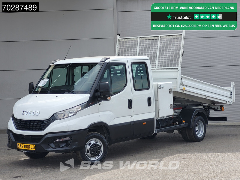 Iveco Daily 35C16 3.0L Kipper met Kist Dubbel Cabine Dubbellucht 3,5t Trekhaak Airco Cruise Euro6 Tipper Benne Kieper 2m3 Airco Trekhaak Cru - Tarbesõiduk kallur: pilt 1 Iveco Daily 35C16 3.0L Kipper met Kist Dubbel Cabine Dubbellucht 3,5t Trekhaak Airco Cruise Euro6 Tipper Benne Kieper 2m3 Airco Trekhaak Cru - Tarbesõiduk kallur: pilt 1