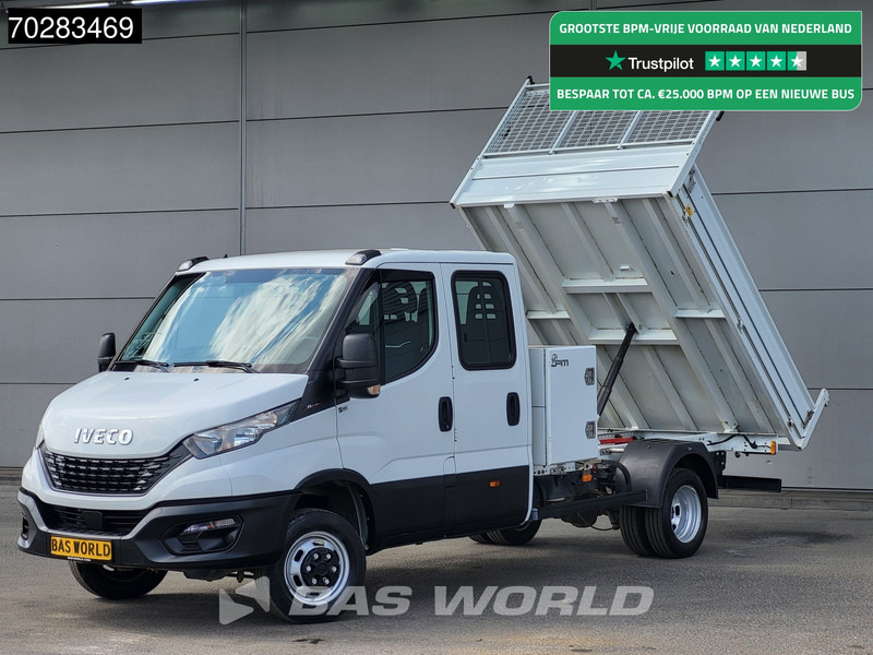 Iveco Daily 35C16 3.0L Kipper met Kist Dubbel Cabine Dubbellucht 3,5t Trekhaak Navi Airco Cruise Camera Euro6 Kieper Tipper Benne 2m3 Airco - Tarbesõiduk kallur: pilt 1 Iveco Daily 35C16 3.0L Kipper met Kist Dubbel Cabine Dubbellucht 3,5t Trekhaak Navi Airco Cruise Camera Euro6 Kieper Tipper Benne 2m3 Airco - Tarbesõiduk kallur: pilt 1