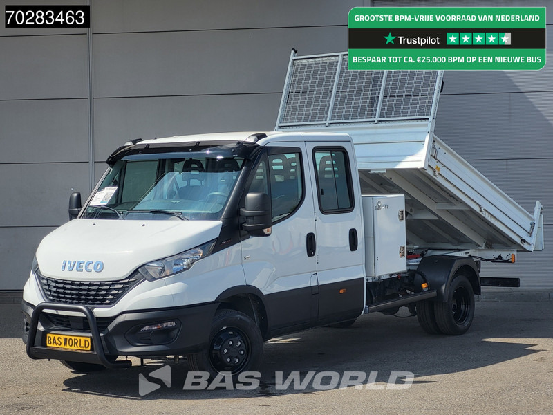 Iveco Daily 35C16 3.0L Special Edition Kipper met Kist Dubbel Cabine Dubbellucht 3,5t Trekhaak Airco Cruise Euro6 Tipper Benne Kieper Airco - Tarbesõiduk kallur: pilt 1 Iveco Daily 35C16 3.0L Special Edition Kipper met Kist Dubbel Cabine Dubbellucht 3,5t Trekhaak Airco Cruise Euro6 Tipper Benne Kieper Airco - Tarbesõiduk kallur: pilt 1