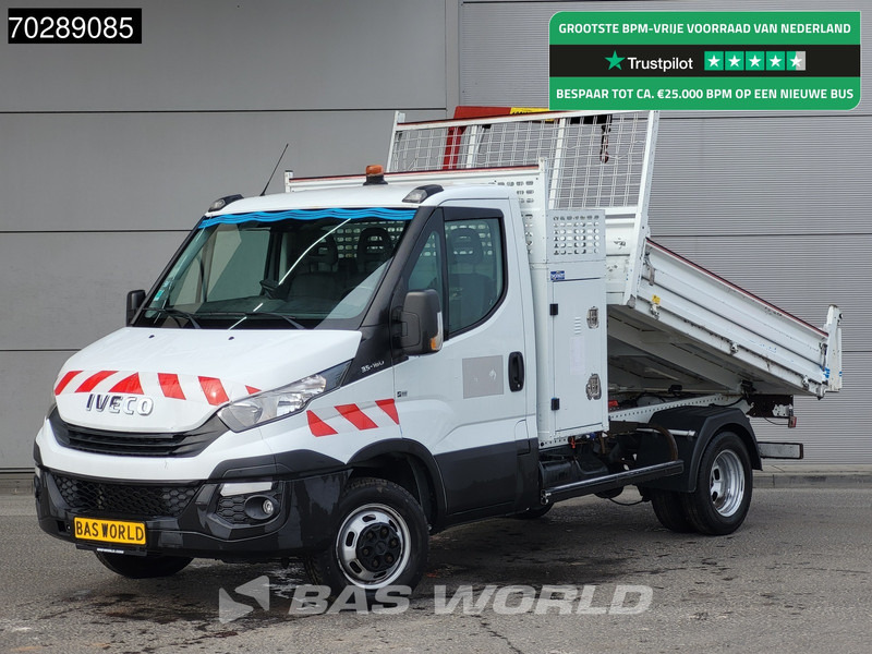 Iveco Daily 35C16 Kipper met Kraan Dubbellucht 3,5t Trekhaak Airco Cruise Camera Euro6 Crane Kran Kranwagen 2m3 Airco Trekhaak Cruise contro - Tarbesõiduk kallur: pilt 1 Iveco Daily 35C16 Kipper met Kraan Dubbellucht 3,5t Trekhaak Airco Cruise Camera Euro6 Crane Kran Kranwagen 2m3 Airco Trekhaak Cruise contro - Tarbesõiduk kallur: pilt 1