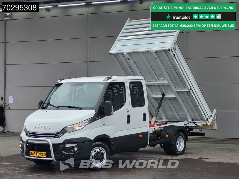 Iveco Daily 35C18 3.0L Automaat Kipper Dubbellucht 3,5t Trekhaak 180PK Airco Cruise Euro6 Kieper Tipper Benne 2m3 Airco Trekhaak Cruise cont - Tarbesõiduk kallur: pilt 1 Iveco Daily 35C18 3.0L Automaat Kipper Dubbellucht 3,5t Trekhaak 180PK Airco Cruise Euro6 Kieper Tipper Benne 2m3 Airco Trekhaak Cruise cont - Tarbesõiduk kallur: pilt 1