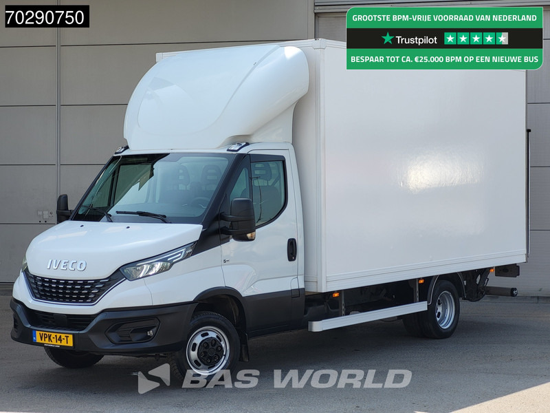 Iveco Daily 35C18 3.0L Laadklep Automaat Zijdeur Bakwagen Dubbellucht LED Cruise Airco Euro6 Meubelbak Koffer 22m3 Airco Cruise control - Tarbesõiduk furgoon: pilt 1 Iveco Daily 35C18 3.0L Laadklep Automaat Zijdeur Bakwagen Dubbellucht LED Cruise Airco Euro6 Meubelbak Koffer 22m3 Airco Cruise control - Tarbesõiduk furgoon: pilt 1