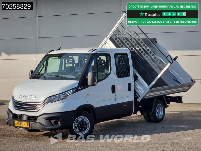 Iveco Daily 35C21 3-Zijdige Kipper Dubbel Cabine 210PK 3.0L Dubbellucht 3,5t Trekhaak ACC Airco LED Camera CarPlay Euro6 Tipper Benne Kieper - Tarbesõiduk kallur: pilt 1 Iveco Daily 35C21 3-Zijdige Kipper Dubbel Cabine 210PK 3.0L Dubbellucht 3,5t Trekhaak ACC Airco LED Camera CarPlay Euro6 Tipper Benne Kieper - Tarbesõiduk kallur: pilt 1