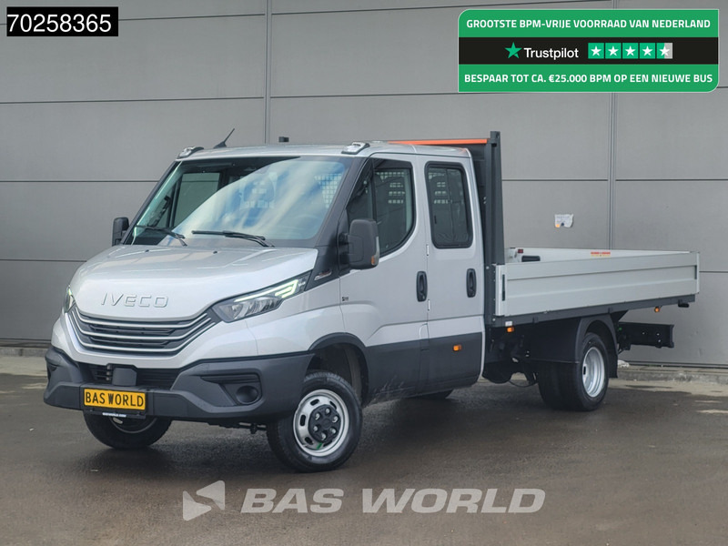 Iveco Daily 35C21 Automaat 2025model Open laadbak Dubbel Cabine CarPlay ACC LED 3,5T Trekvermogen Pritsche Pickup Airco Dubbel cabine - Madelauto: pilt 1 Iveco Daily 35C21 Automaat 2025model Open laadbak Dubbel Cabine CarPlay ACC LED 3,5T Trekvermogen Pritsche Pickup Airco Dubbel cabine - Madelauto: pilt 1